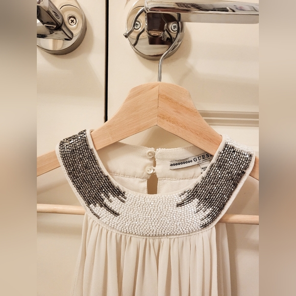 Beaded Halter Party Dress - Picture 4 of 6